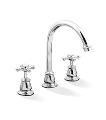 Noosa Chrome Heritage Hob Sink Tap Set