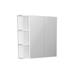 Fienza Pencil Edge 600 Mirror Cabinet, 1 Side Shelf