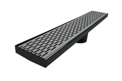 Grates2Go Polished Chrome Brick Pattern Drain 1000mm Length (Custom Available)