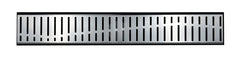 Grates2Go Polished Chrome Flow Pattern Drain 1000mm Length (Custom Available)