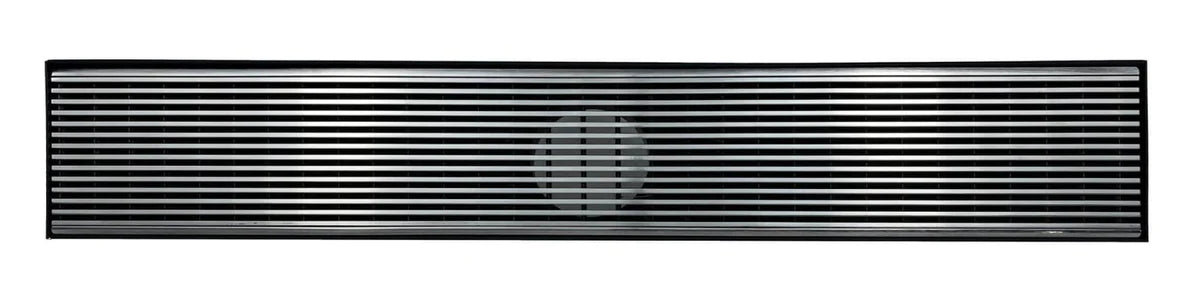 Grates2Go Polished Chrome Wedge Wire Drain 1000mm Length (Custom Available)