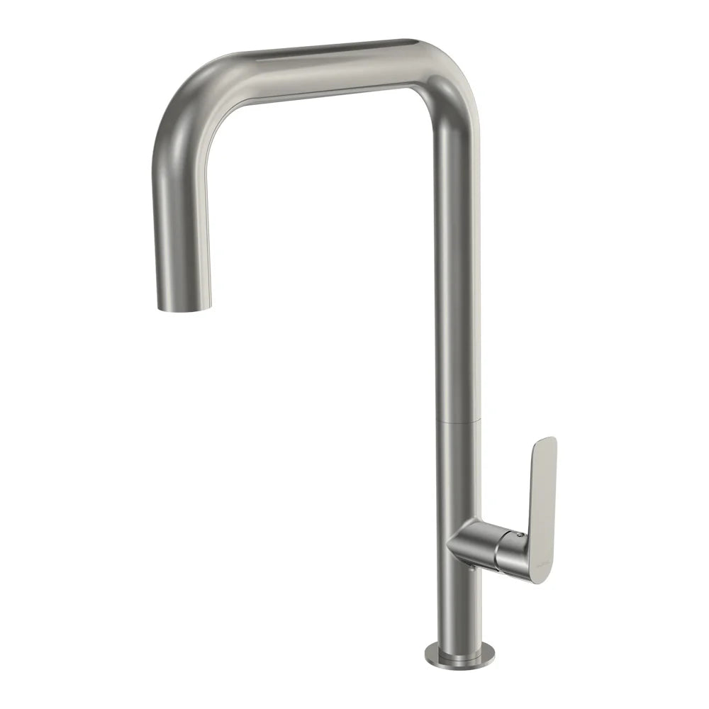 Parisi Slim 30 Kitchen Mixer with Square Spout - Brushed Nickel