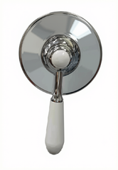 Samco Federation Shower Mixer - Chrome/White