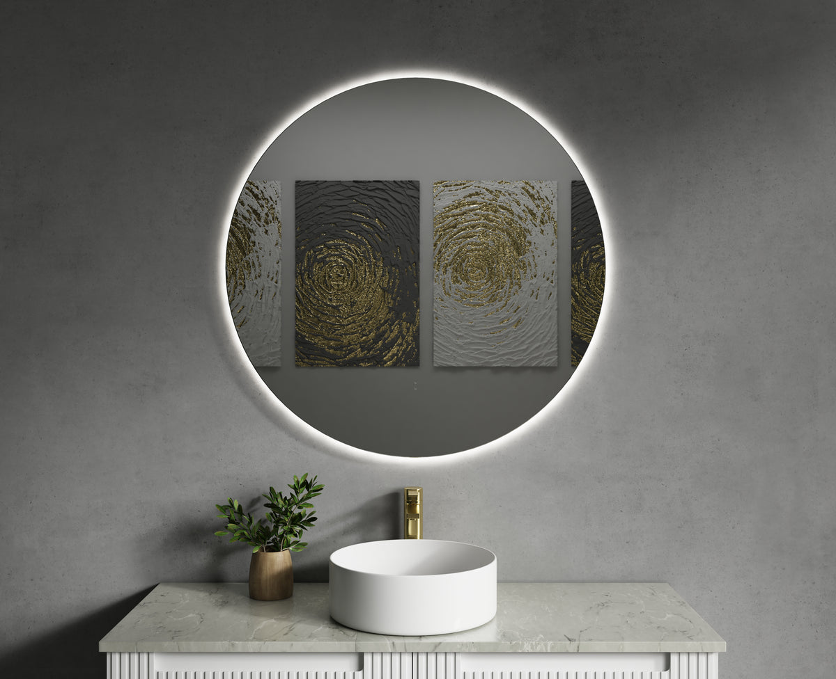 Aulic Sienna Round LED Mirror 900mm