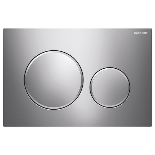Fienza Geberit Sigma 20 Round Button Flush Plate, Chrome