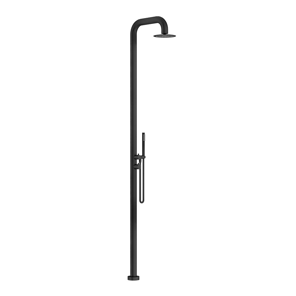 Elle 316 Free Standing Twin Shower - Matted Black