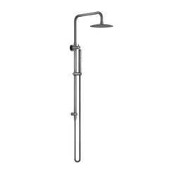 Elle 316 Twin Shower on Rail - Gun Metal