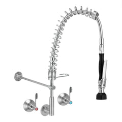Wall Taps And Elbow Pre Rinse Unit - SS