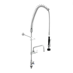 Single Hob Mount Pre-Rinse W/ Pot Filler - Stainless Steel
