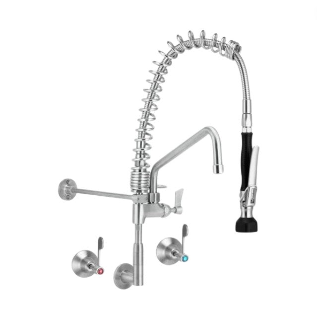 Wall Taps & Elbow Pre Rinse Unit W/ Pot Filler