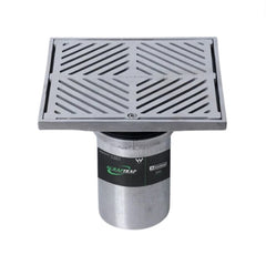 200mm Heel Proof Square Floor Waste Arrestor For 100mm DWV pipe