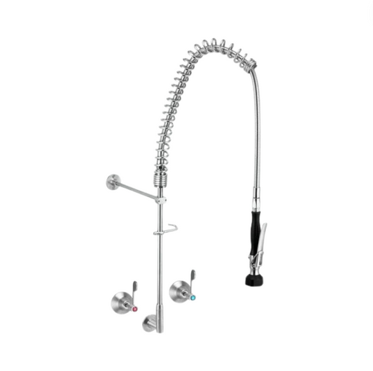 Wall Taps And Elbow Pre Rinse Unit - SS