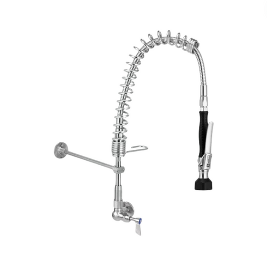 Single Wall Mount Pre-Rinse Unit - SS