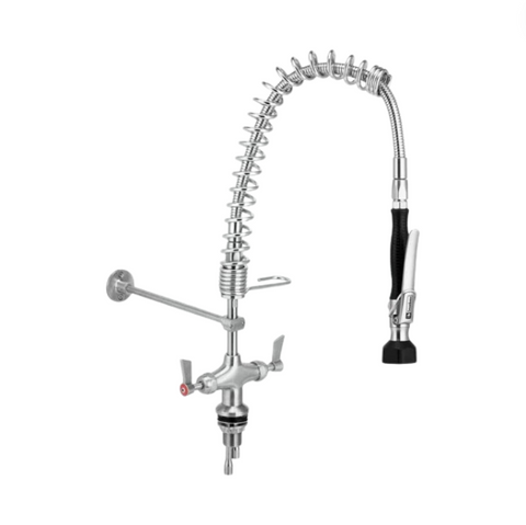 Compact SS Hob Mounted Dual Pre Rinse Unit