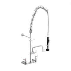 Exposed Wall Mounted Pre Rinse Unit - Pot Filler - Stainless Steel