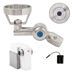 Wall Mounted Sensor Bubbler with Metal Mouth Guard - SS
