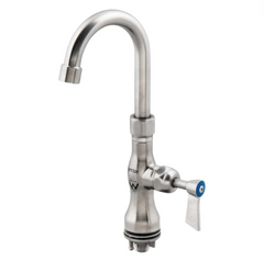 Hob Mounted Tap Gooseneck Swivel Spout Single Control - SS