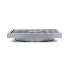 Grates2Go Slimline Brass Point Drain Chrome 100mm