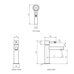 Parisi Tondo II Basin Mixer | Fucile