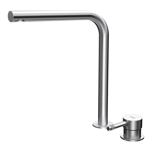 Parisi Tondo II Hob Mixer with Straight Swivel Spout | Chrome
