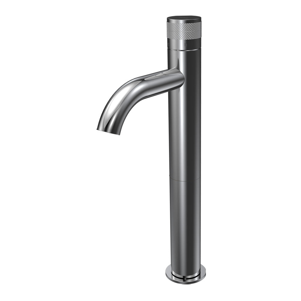 Parisi Todo II High Basin Mixer with Curved Spout | Chrome