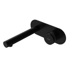 Parisi Todo II Wall Mixer with 160mm Spout on Elliptical Plate | Matt Black