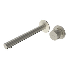 Parisi Todo II Wall Mixer with 220mm Spout (Individual Flanges) | Brushed Nickle