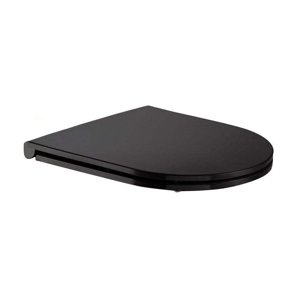 Fienza Slim Matte Black Toilet Seat