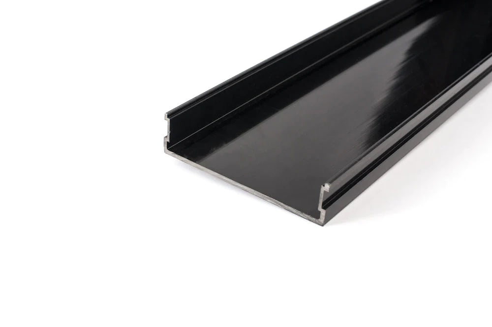 Grates2Go UPVC Modular Joining Section Black 115mm