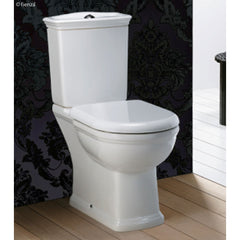 Fienza RAK Washington White Close-Coupled Toilet Suite, S-Trap 240