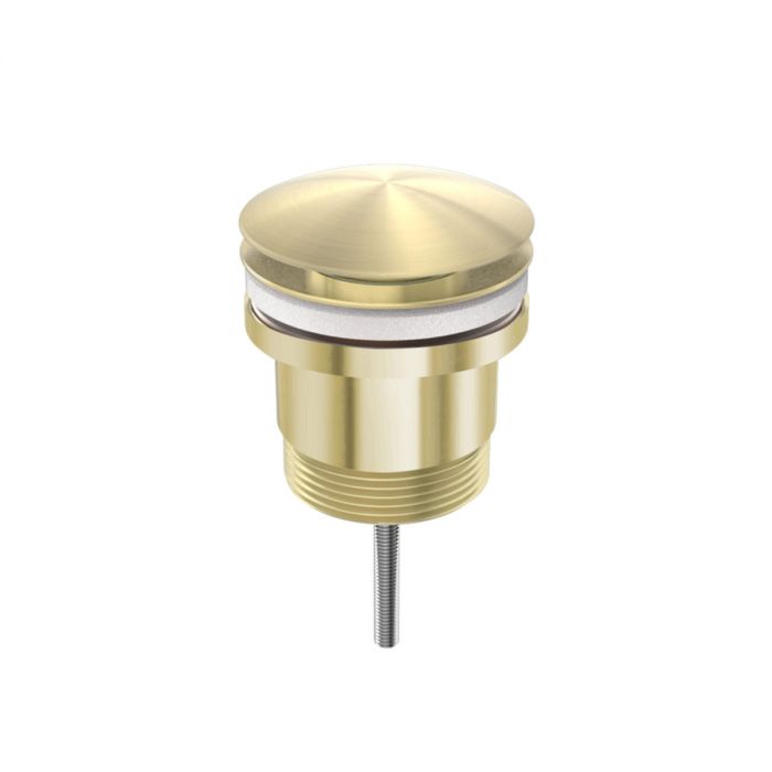 Nero Mushroom Universal Pop Up Plug and Waste - Brushed Gold
