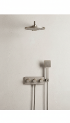 Wall Shower Set With Chrome Finish