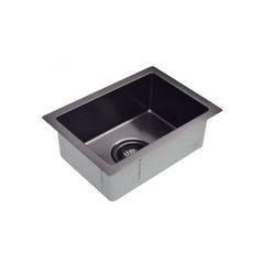 Meir 382mm x 272mm Single Bowl Kitchen Bar Sink - Gun Metal Black