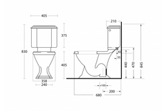 Birmingham Close Coupled Toilet