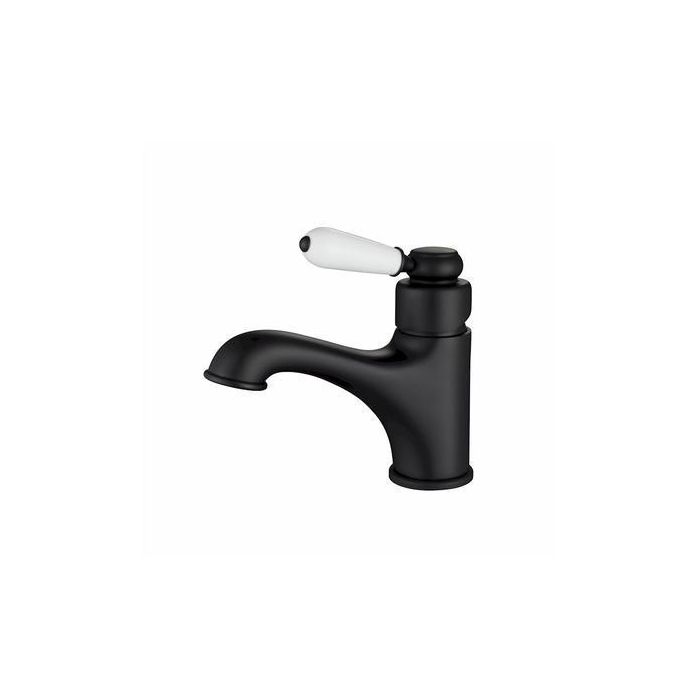 Modern National Bordeaux Basin Mixer Matte Black