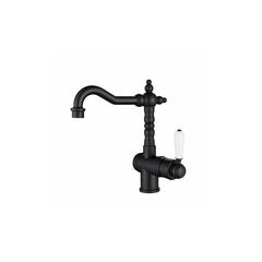 Modern National Bordeaux High Rise Basin Mixer Matte Black