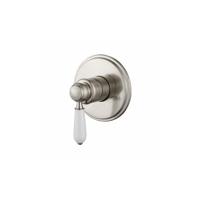 Modern National Bordeaux Shower Mixer Brushed Nickel