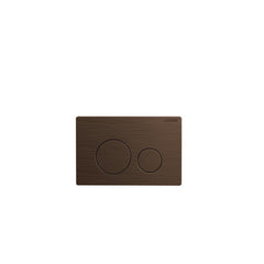 Lafeme Autolux Inwall Cistern Floor Pan Smart Toilet With Brushed Bronze Flush Plate
