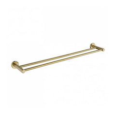 Modern National Mirage 600mm Double Towel Rail Brushed Bronze