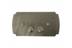 Claremont Brushed Nickel Flush Plate Only Compatible W/ Geberit Cistern