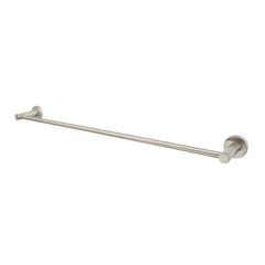 Modern National Mirage Single Towel Rail Brushed Nickel