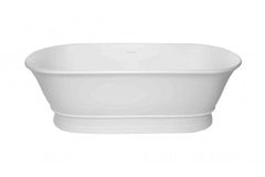 Cambridge 174 x 76 TitanCast Solid Surface Freestanding Bath - Gloss White