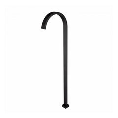 Modern National Square Freestanding Bath Spout Only Matte Black