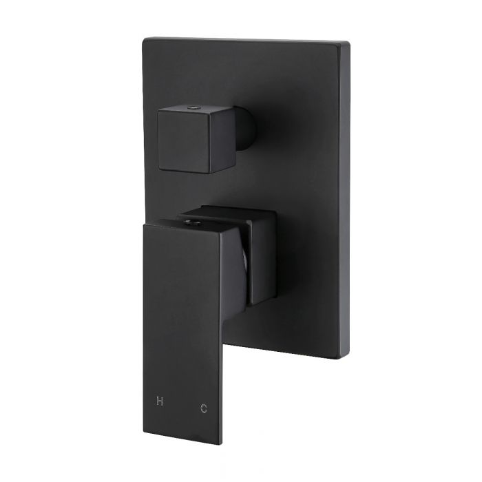 Modern National Chao Mini Shower Mixer W/ Divertor Matte Black