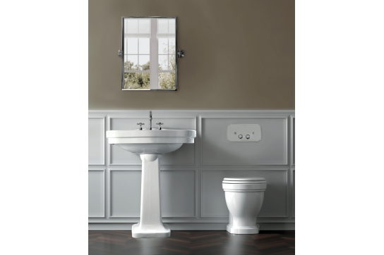 Claremont Chrome Flush Plate Only Compatible W/ Geberit Cistern