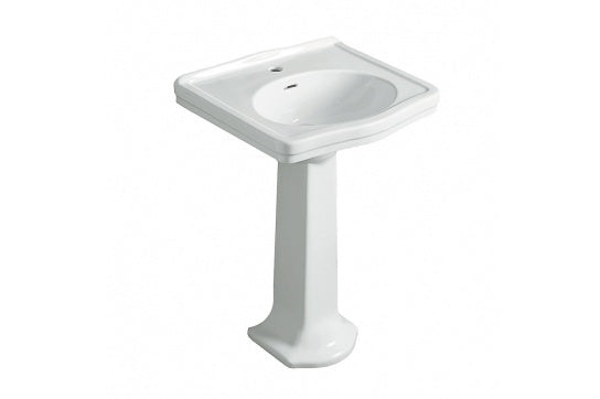 Claremont 58 x 45 Basin & Pedestal