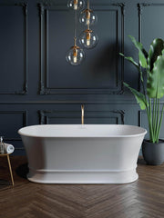 Claremont 170 x 84 MagnaCast Free Standing Bath - Matte White