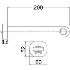 Acl Cora 200mm Bath Spout