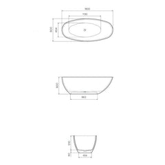 Parisi Isola Freestanding Bath