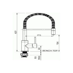 Methven Culinary Spring Pull Down Sink Mixer